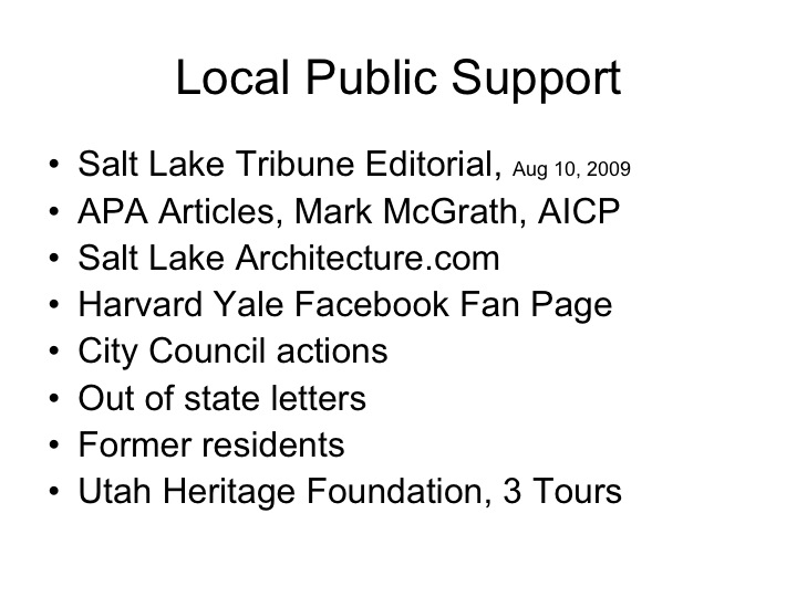 2016 Heritage Awards from Preservation Utah (previously Utah Heritage Foundation)