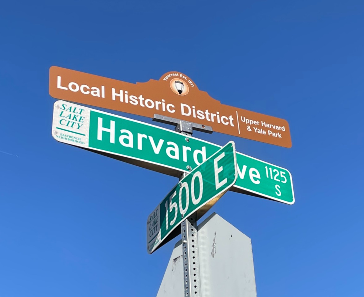 Signage dedication at Harvard Triangle