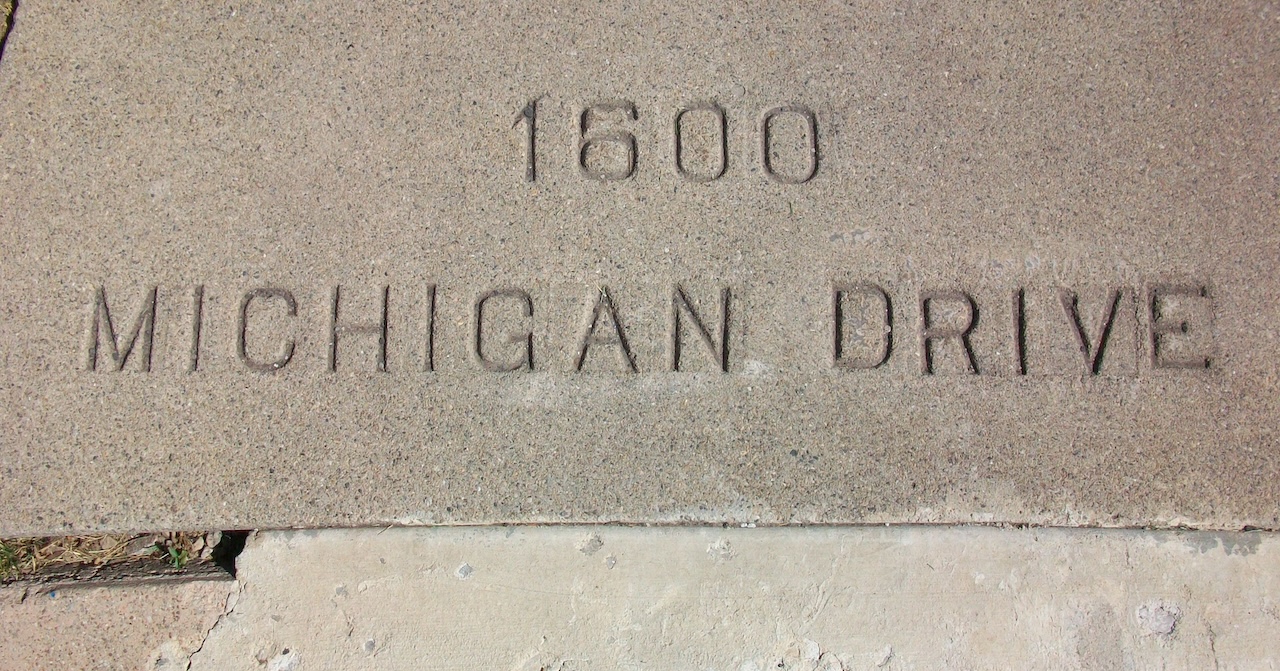 Last remaining original sidewalk stamp in the neighborhood?
